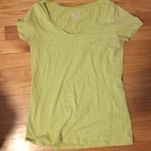 Lime green t-shirt. Size medium.
